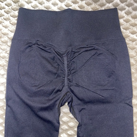 Vertvie Leggings Sportivi Da Donna A V Cross Stretch Push Up Pantaloni Da Yoga Booty Scrunch Fitness Pantaloni A Vita Alta Senza Cuciture Per Allenamento Lunghi Pantaloni Sportivi Butt Lift Opachi - Foto 9